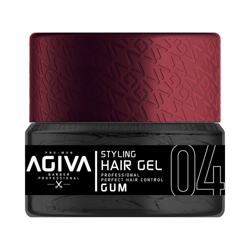Agiva Gum Hair Gel Black 04 (700ml)
