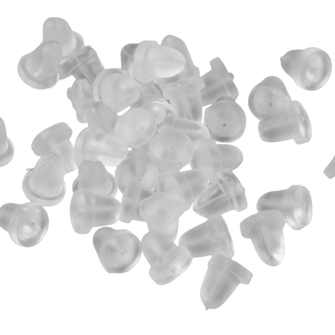 Silicone Earing clasp (Pack of 30)